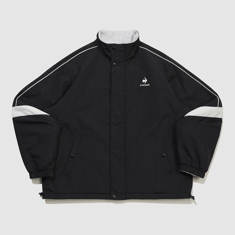 르꼬끄 스포르티브 온라인전용 유니 네오 선데이 듀스 오버 자켓 - 블랙 (QQ323JJK91)(le coq sportif Online Exclusive Unisex Neo Sunday Deuce Jacket Black) - 2