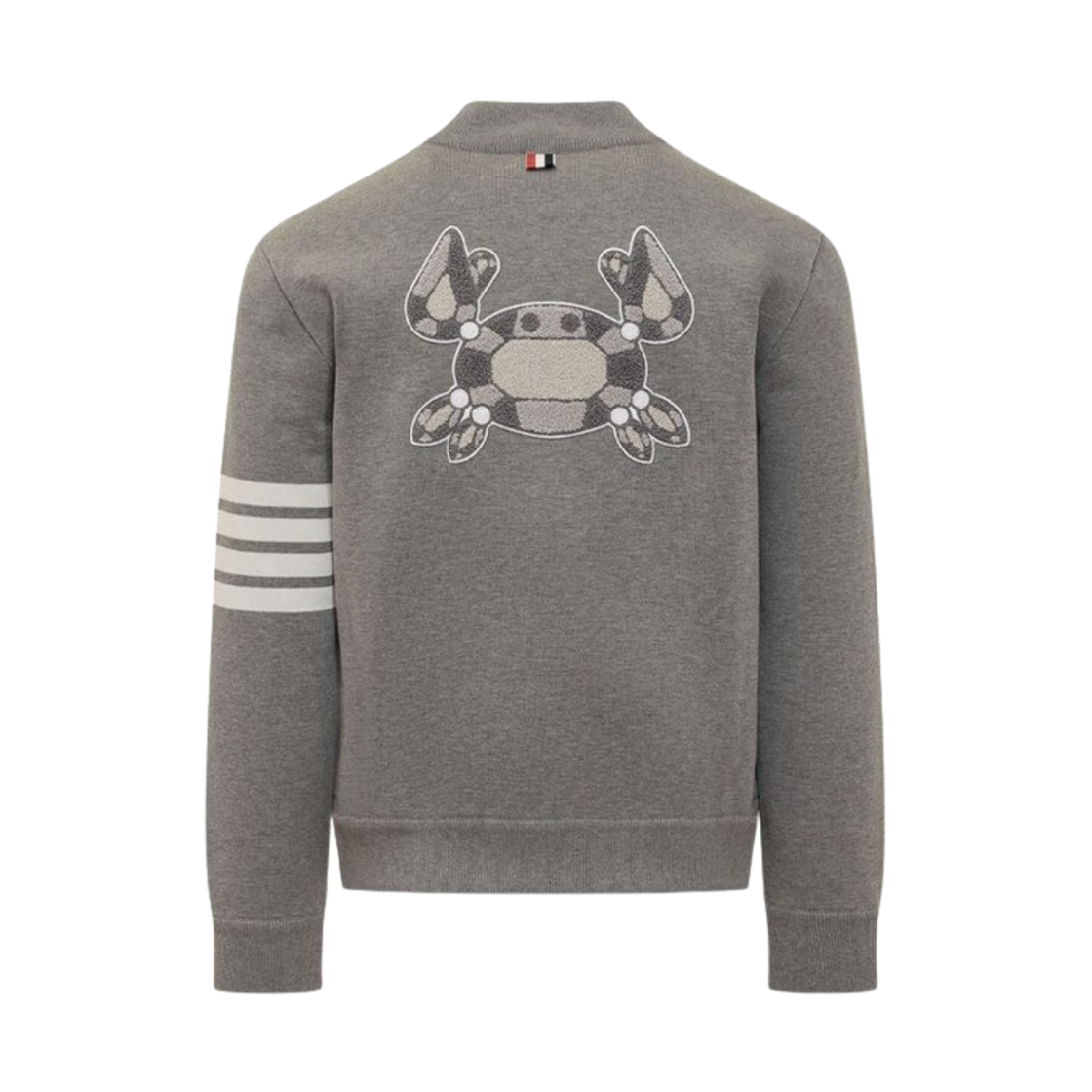 톰브라운 사선 크랩 봄버 자켓 라이트 그레이(Thom Browne 4-Bar Crab Bomber Jacket Light Grey) - 2