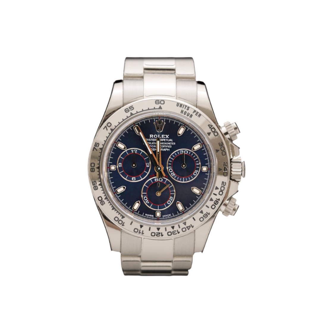 ITU49THVQ5H8 Rolex Daytona White Gold Blue Dial 40mm Arctic Night