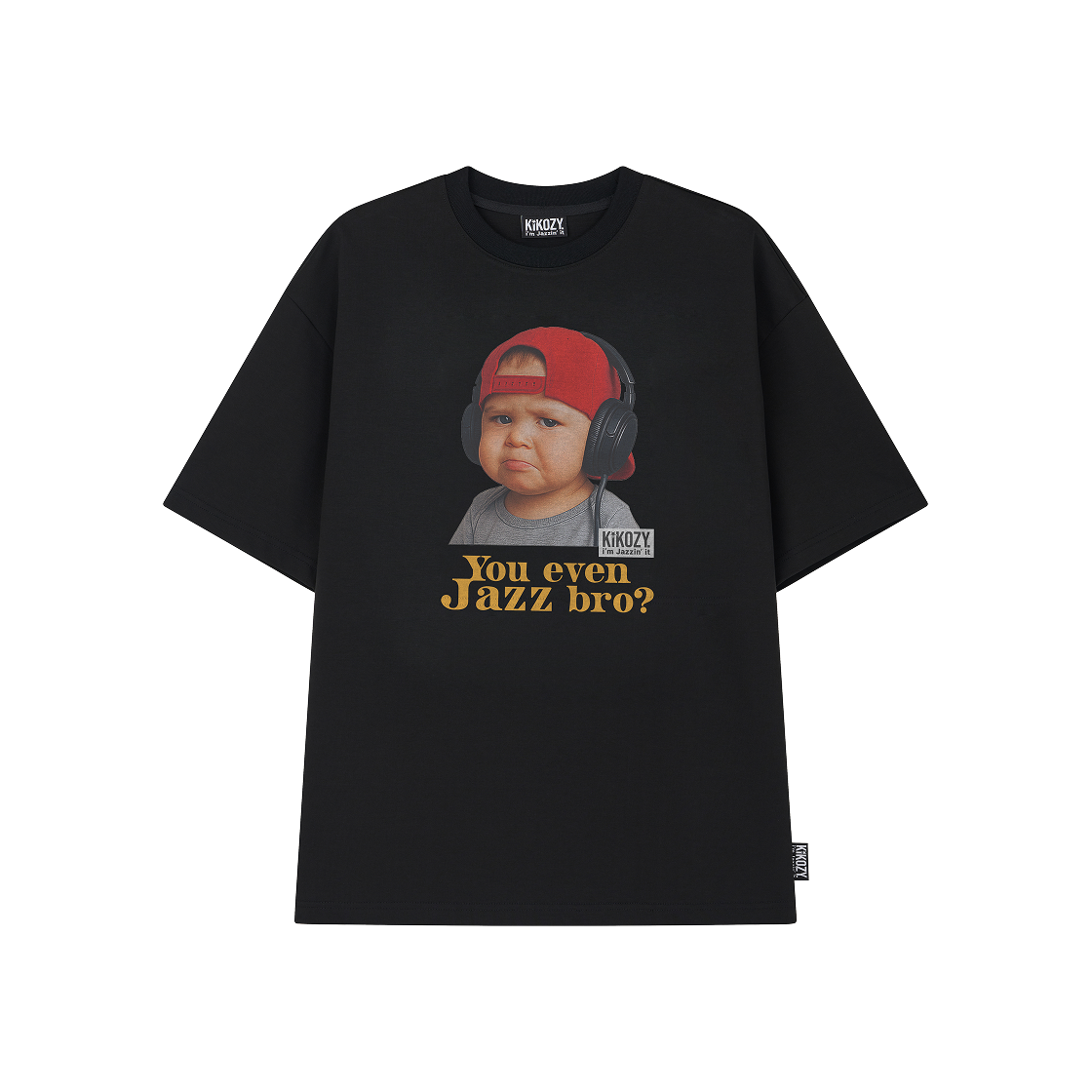 34445 Kikozy T-Shirt Jazz Baby02 Black