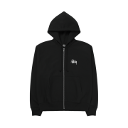 Stussy Basic Stussy Zip Hoodie Black 2023