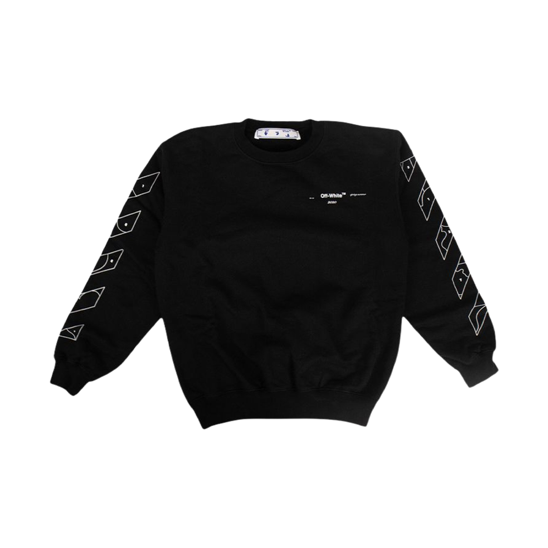 OWBA046S20FLE0041001 (W) Off-White Puzzle Arrows Sweatshirt Black