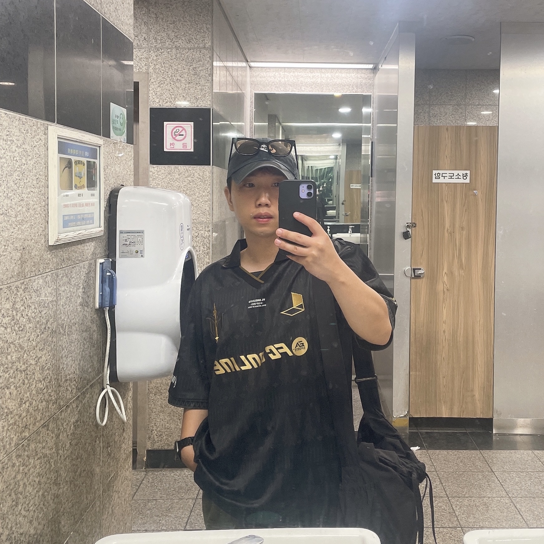 [PRE-ORDER] FC SPEAR Jersey Black L (Marking) 착용 스타일 - 2
