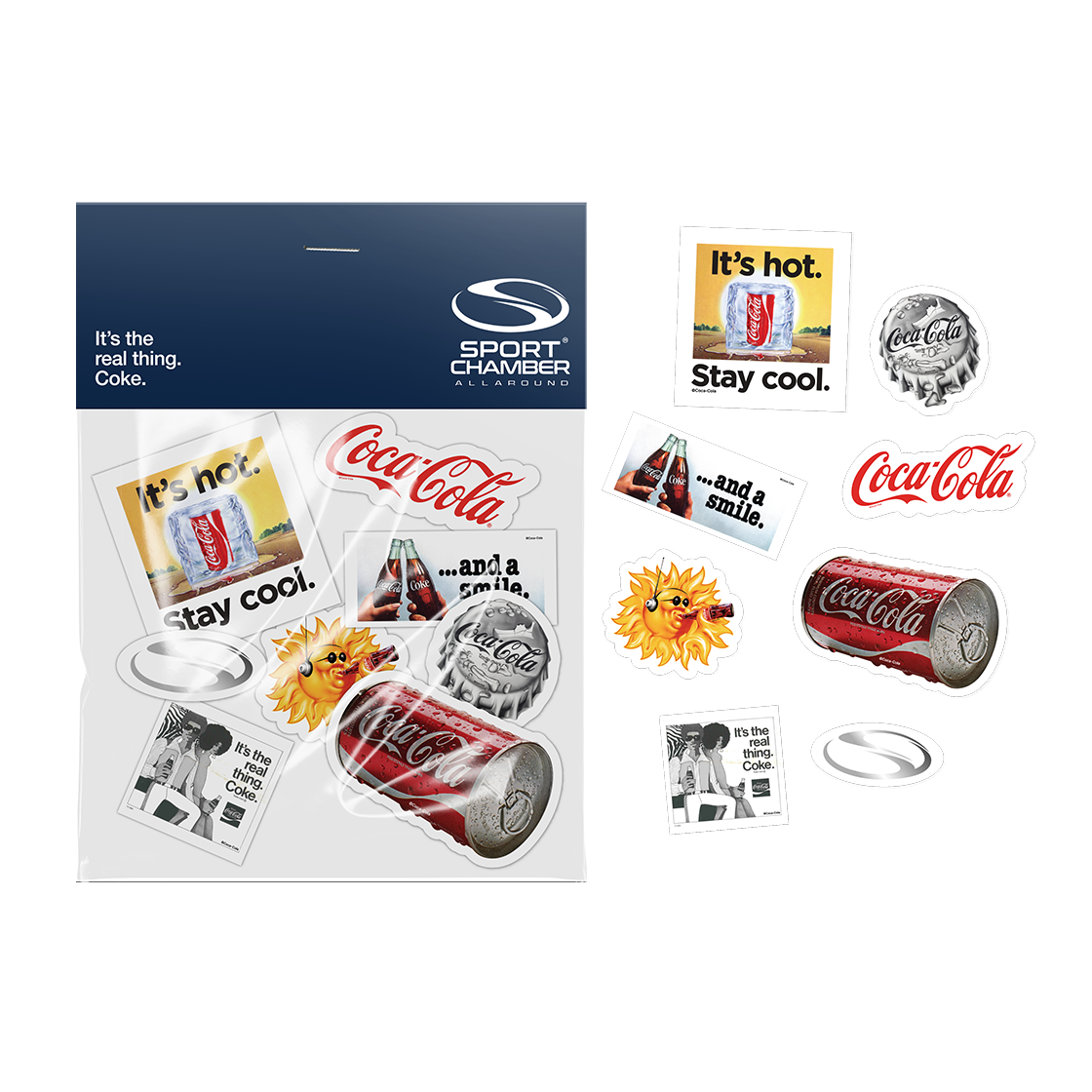 SCBEF1ACU03 SPORT CHAMBER x Coca-Cola Sticker Pack
