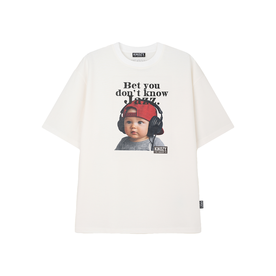 34444 Kikozy T-Shirt Jazz Baby01 White