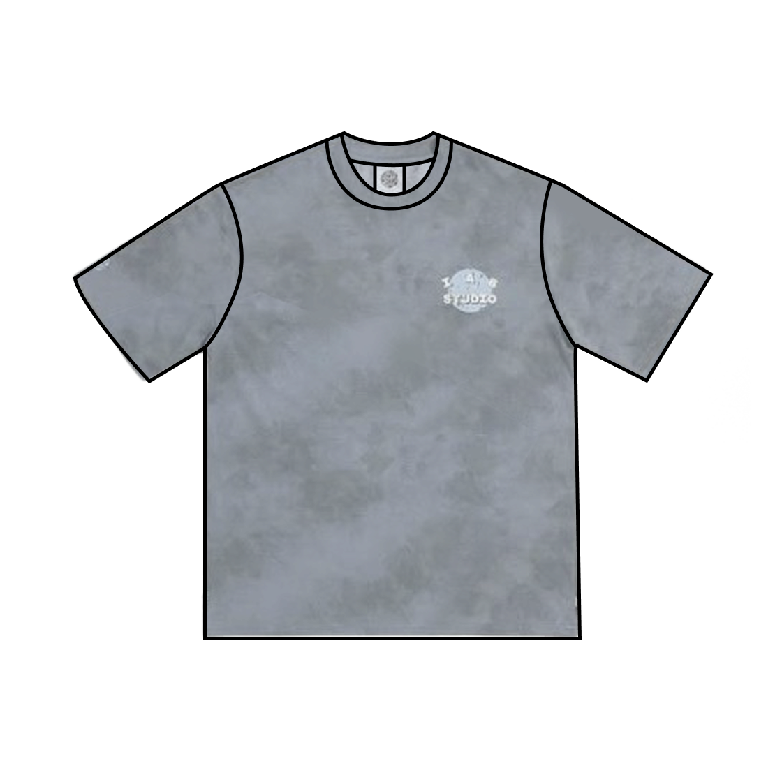 아이앱 스튜디오 x p!tt 30주년 BIFF 티셔츠 네이비 워싱(IAB Studio x p!tt 30th BIFF T-shirt Navy Washing) - 2