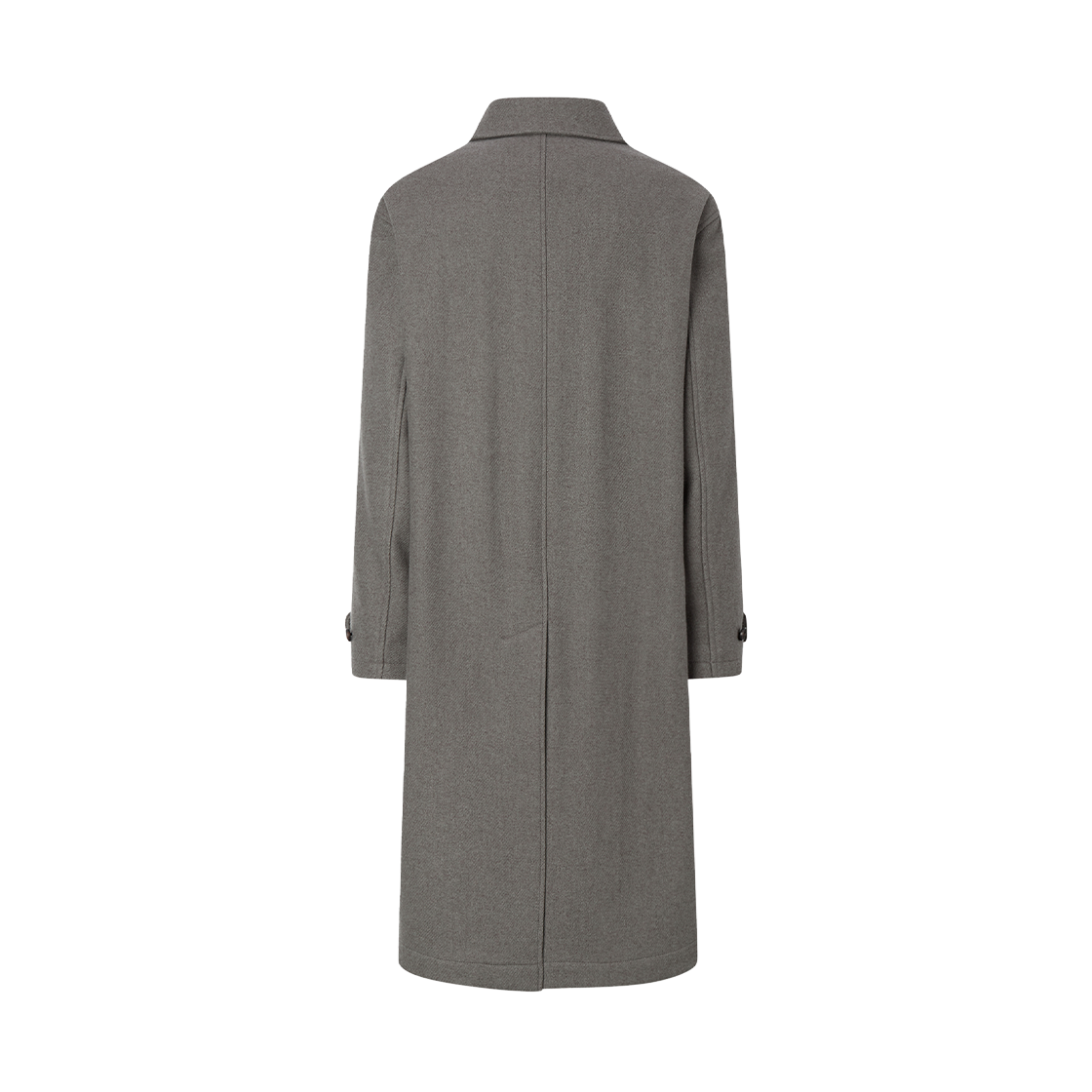 히스헤지스 울 캐시미어 혼방 발마칸 코트 그레이(HIS HAZZYS Light Wool Cashmere Balmacaan Coat Black) - 2