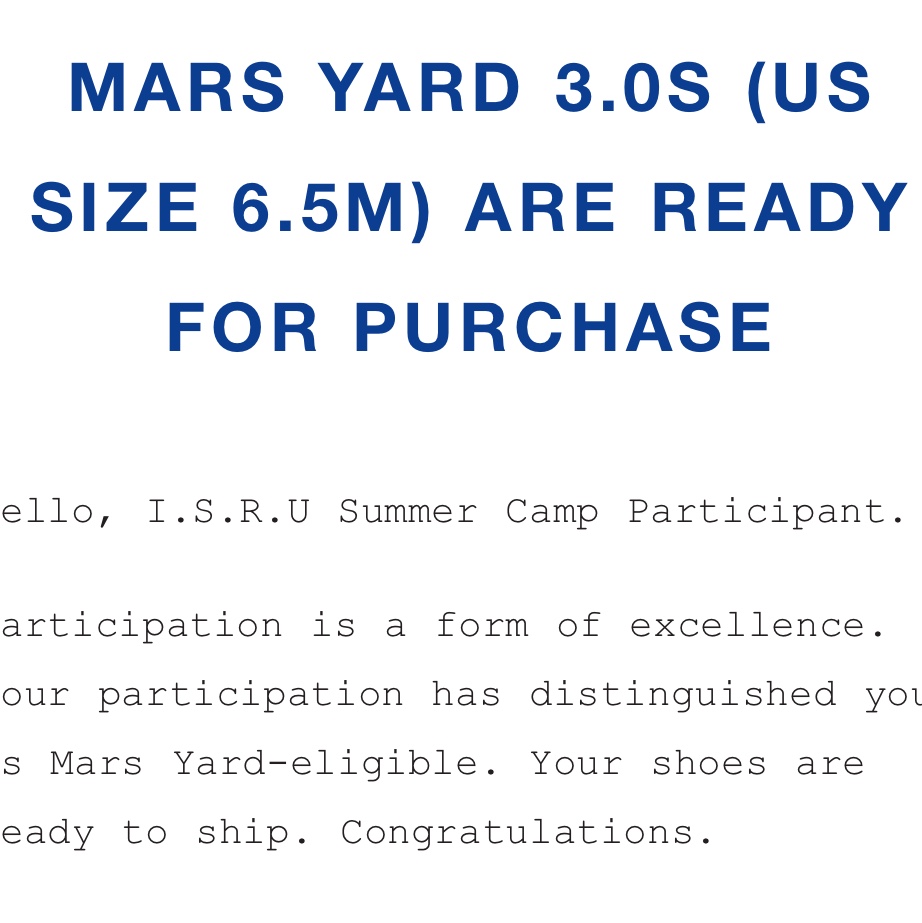 Nike x Tom Sachs Mars Yard Shoe 3.0 Space Camp 착용 스타일