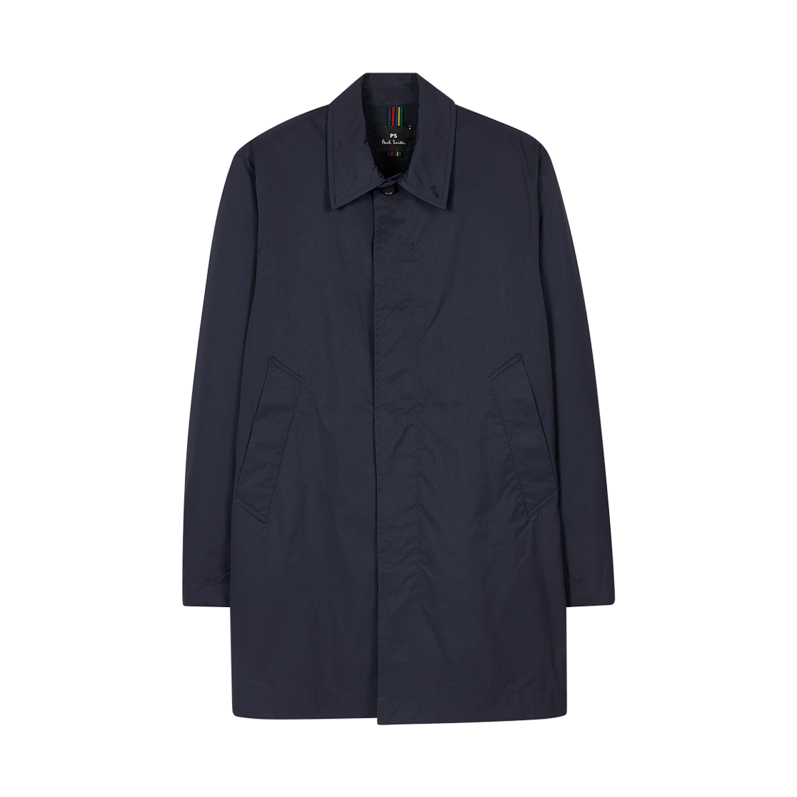 M2R-396Z-P22260-49 Paul Smith Lightweight Nylon Mac Jacket Navy