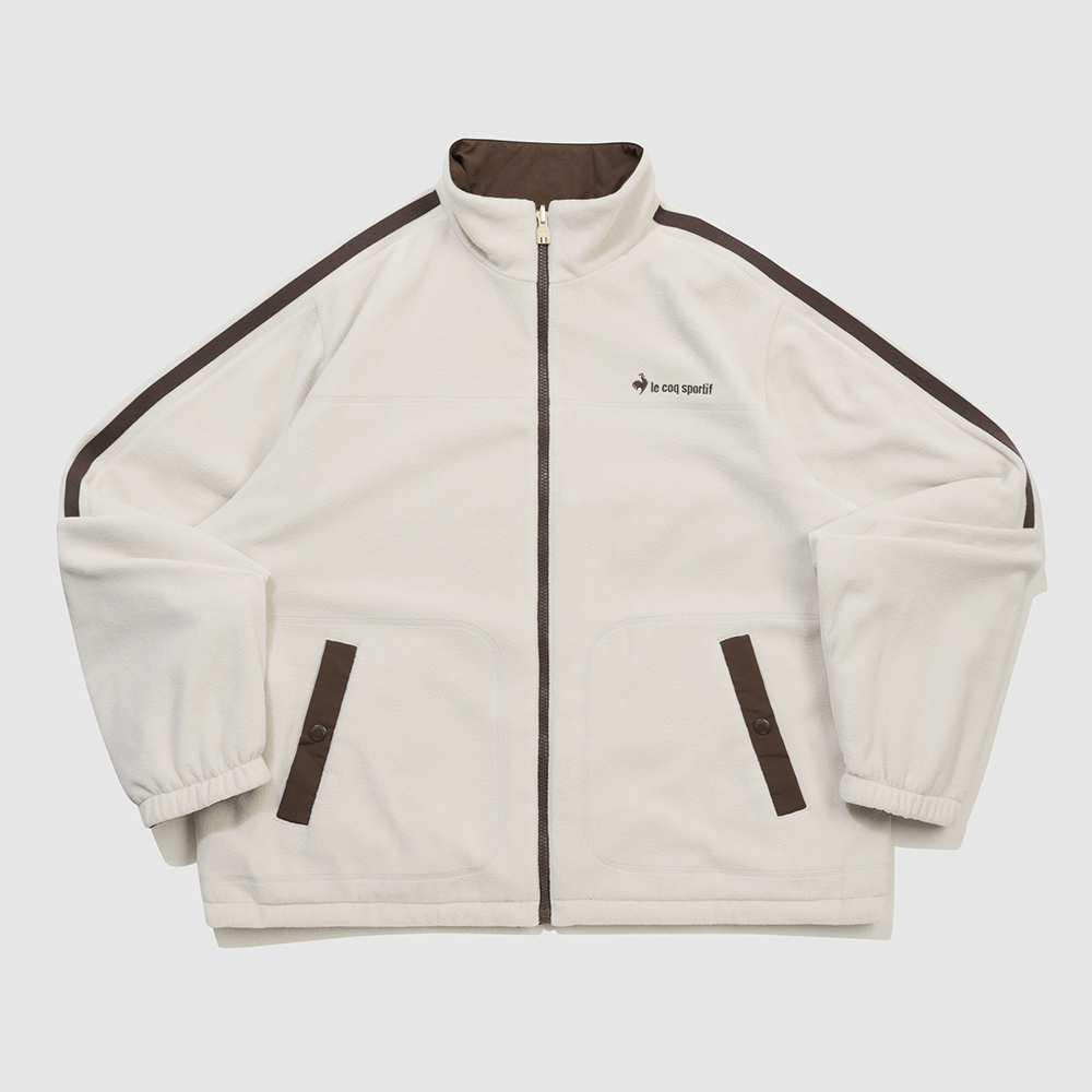 르꼬끄 스포르티브 온라인전용 유니 네오 선데이 듀스 오버 자켓 - 브라운 (QQ323JJK91)(le coq sportif Online Exclusive Unisex Neo Sunday Deuce Jacket Brown) - 6