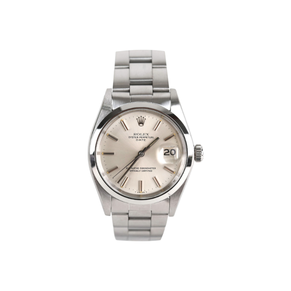 IT3GTFSACSCV Rolex Oyster Perpetual Date Steel Silver Index 36mm