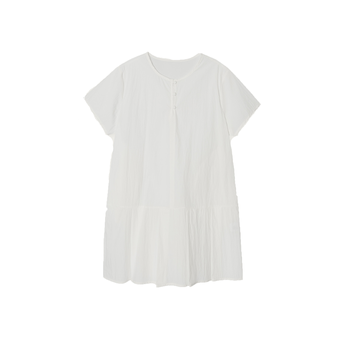 25aw42 Pesto Mini Pleats Dress White