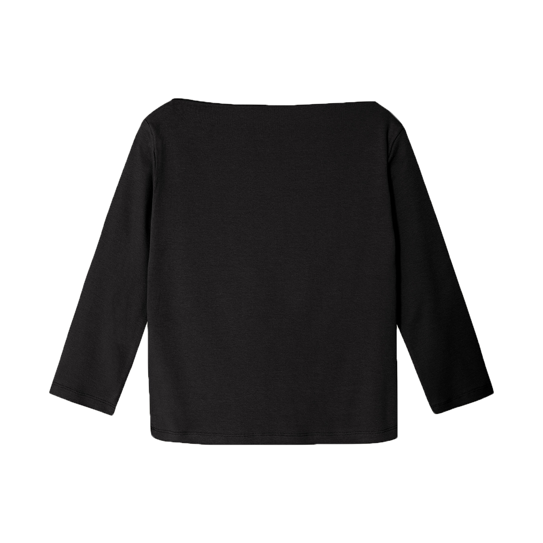 25aw29 Pesto Boat Neck Tee Black