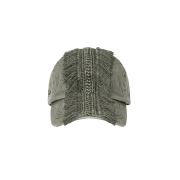 AJOBYAJO Lace Trimming Washed Cap Tea Green