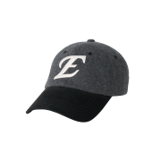 Satur x Hanwha Eagles Initial Symbol Logo Wool Contrast Ball Cap Black