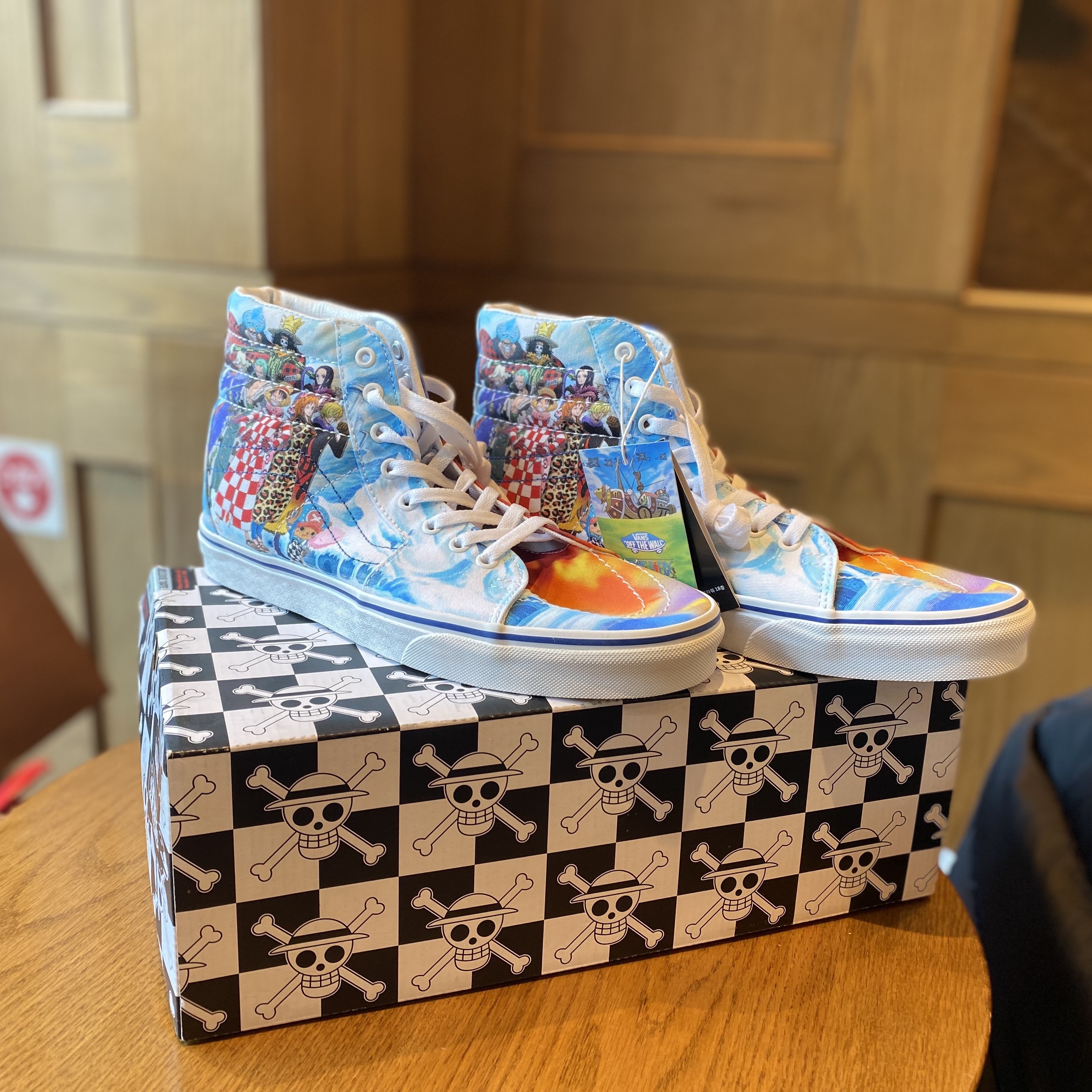 Vans x One Piece Sk8-Hi Punk Hazard 착용 스타일 - 2