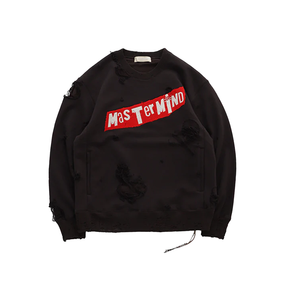 마스터마인드 월드 디스트레스드 스웨트셔츠 브라운 - 25FW(Mastermind World Distressed Sweatshirt Brown - 25FW)