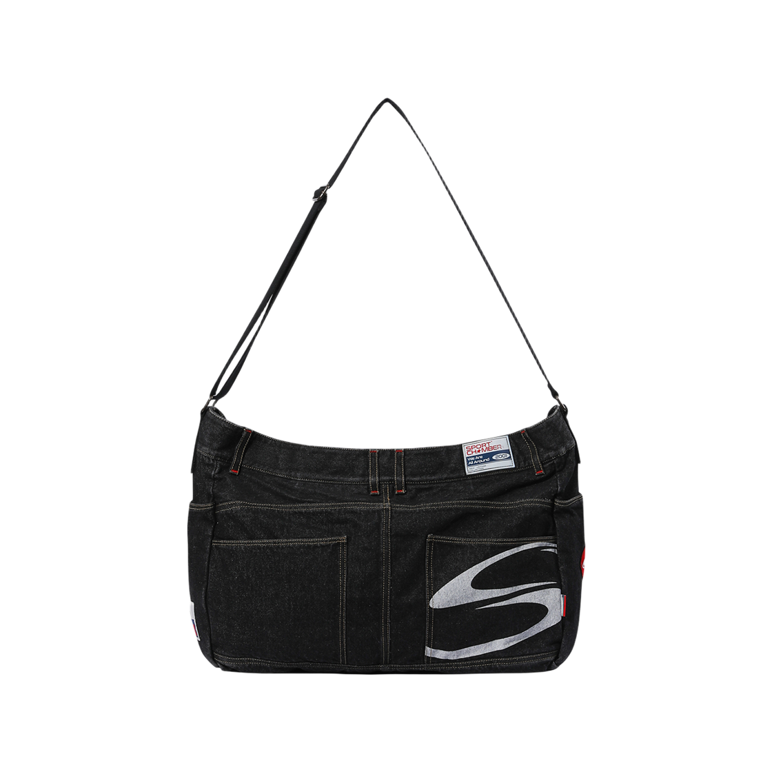 [트리플적립] 스포츠챔버 x 코카콜라 데님 크로스백 블랙([트리플적립] SPORT CHAMBER x Coca-Cola Denim Cross Bag Black) - 3