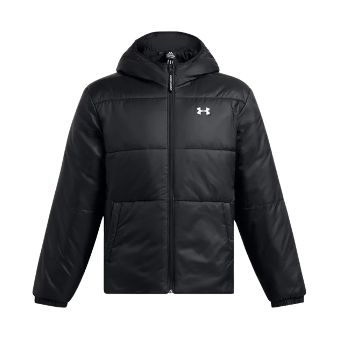 언더아머 UA 라이트웨이트 인슐레이티드 자켓 블랙 화이트(Under Armour UA Lightweight Insulated Jacket Black White)