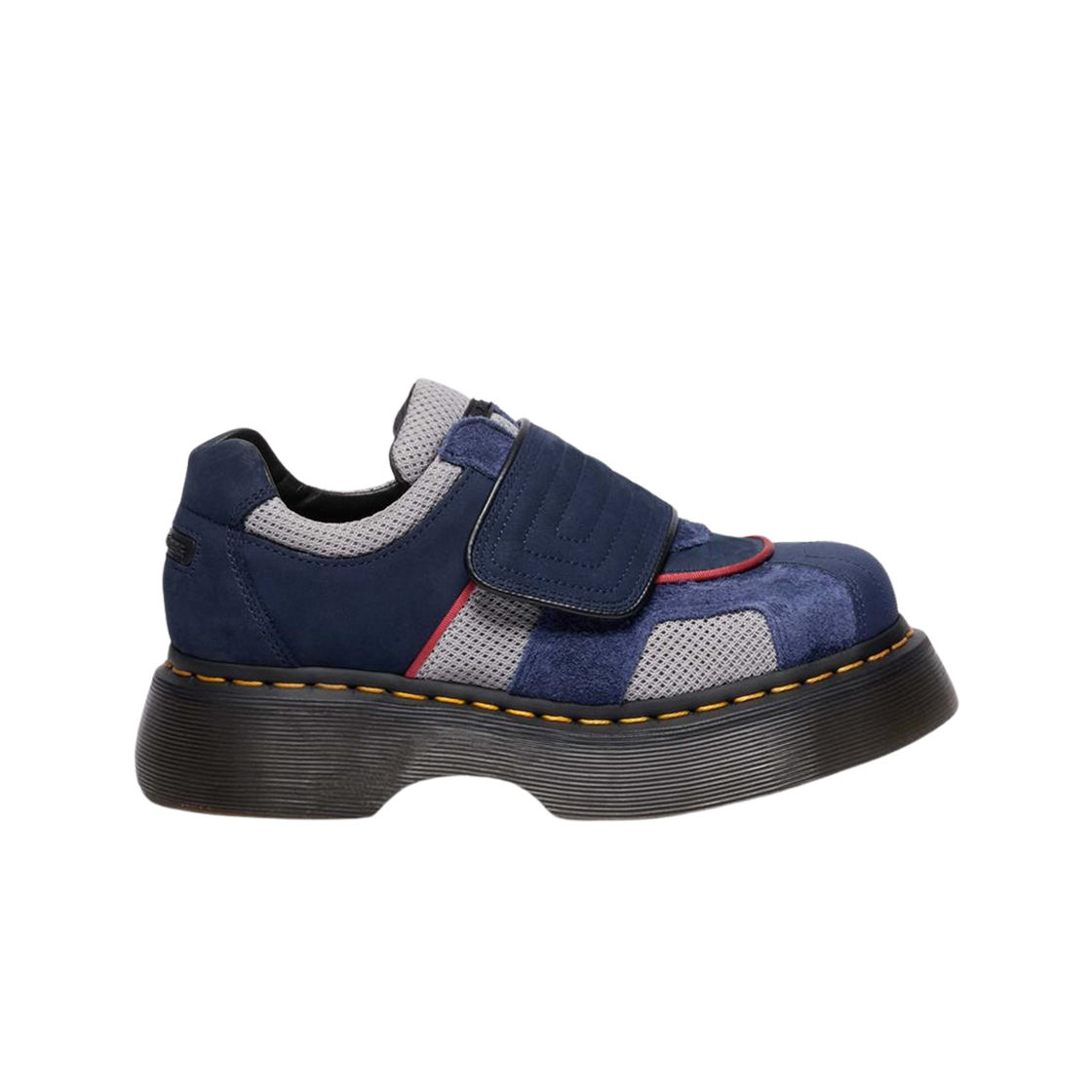 41610400 (W) Dr. Martens Buzz Strap Midnight Blue Mid Grey