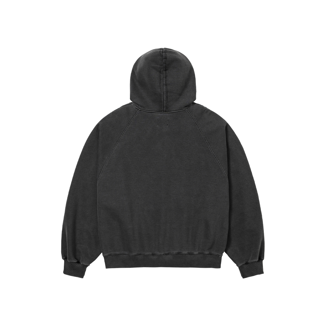 아조바이아조 래글런 레이스 트리밍 후디 차콜(AJOBYAJO Raglan Lace Trimming Hoodie Charcoal) - 2