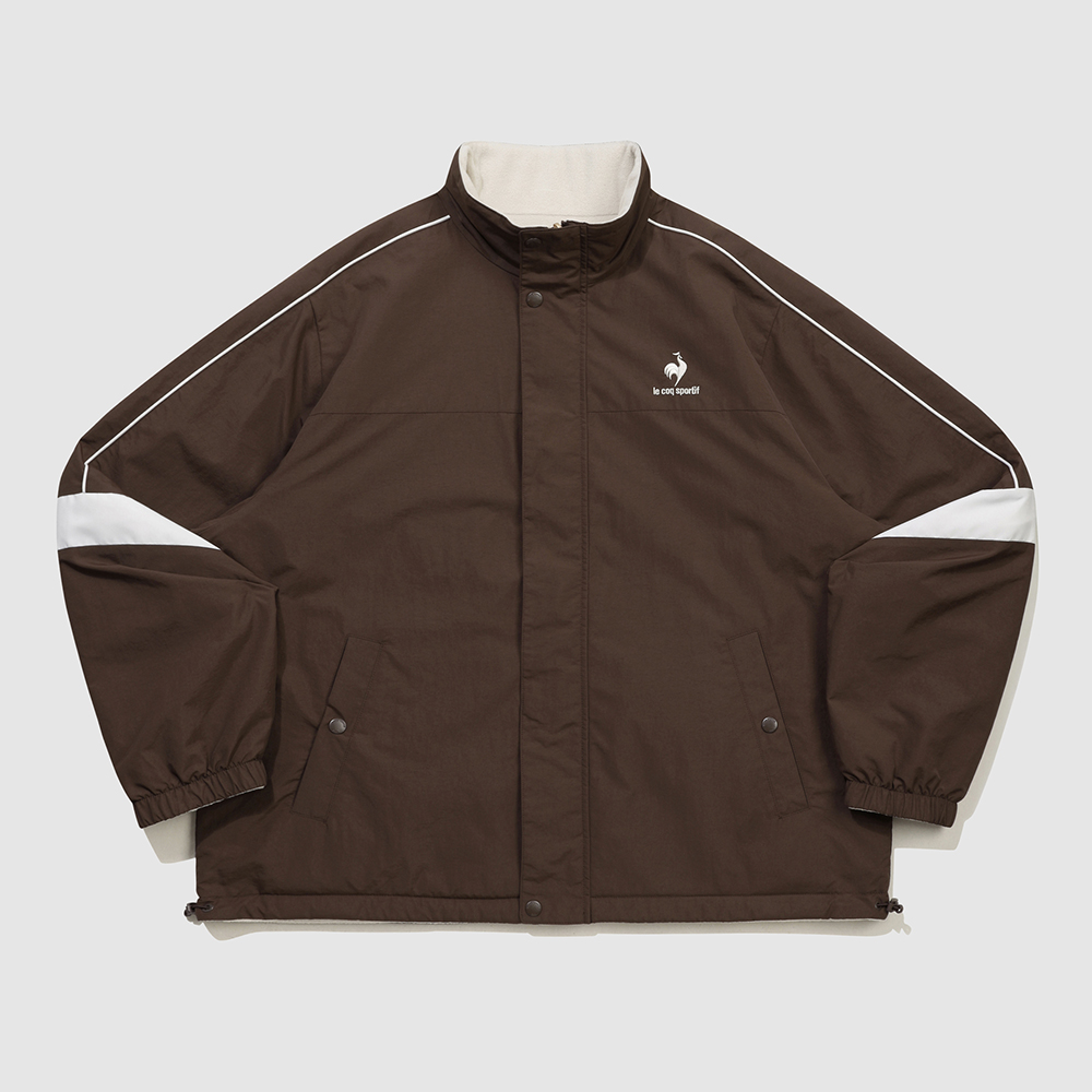 르꼬끄 스포르티브 온라인전용 유니 네오 선데이 듀스 오버 자켓 - 브라운 (QQ323JJK91)(le coq sportif Online Exclusive Unisex Neo Sunday Deuce Jacket Brown) - 2