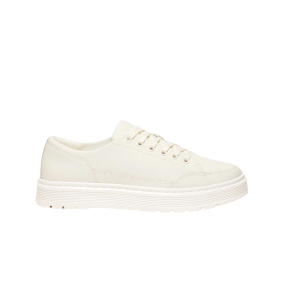 41542100 Dr. Martens Brookline Classic Nappa Leather Shoes Off White