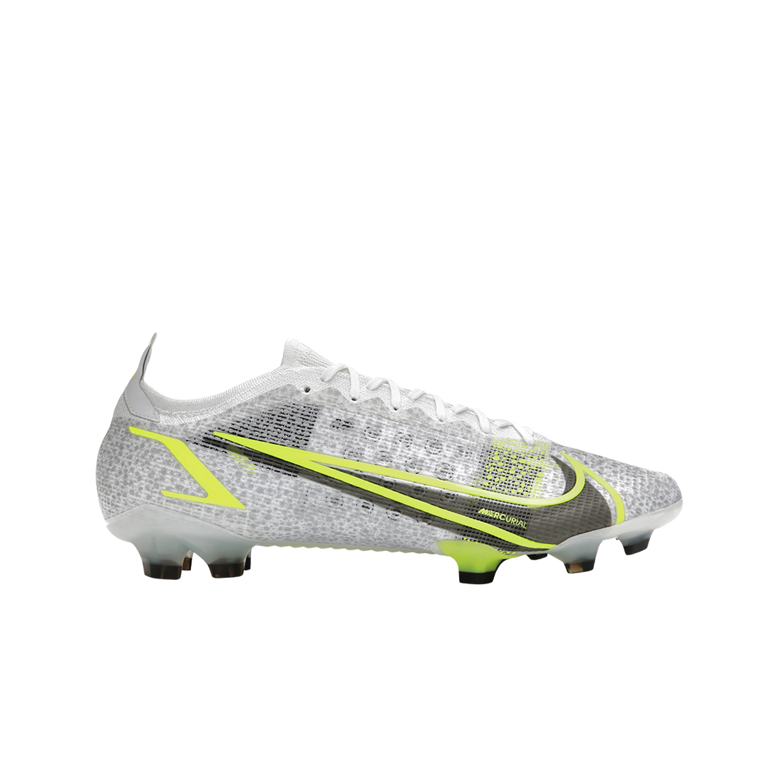 CQ7635-107 Nike Mercurial Vapor 14 Elite FG White Metallic Silver