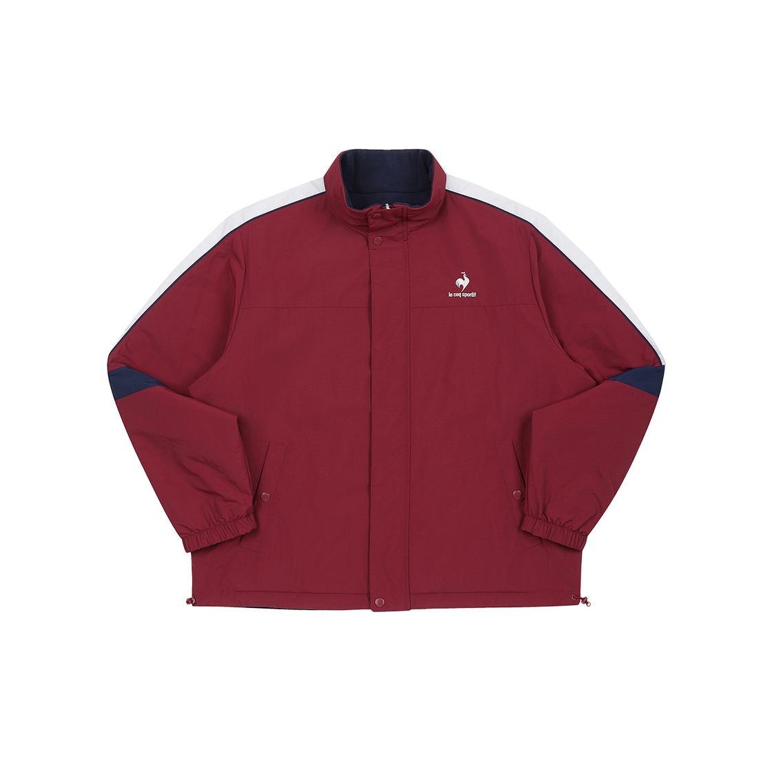 르꼬끄 스포르티브 온라인전용 유니 네오 선데이 듀스 오버 자켓 - 레드 (QQ323JJK91)(le coq sportif Online Exclusive Unisex Neo Sunday Deuce Jacket Deep Red) - 1