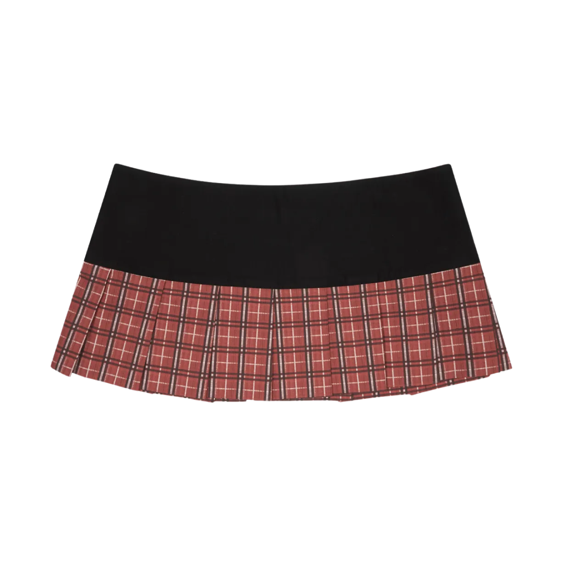 러브이즈트루 x 캐릭캐릭 체인지 체크 스커트 레드(Luvistrue x Shugo Chara Check Skirt Red) - 2