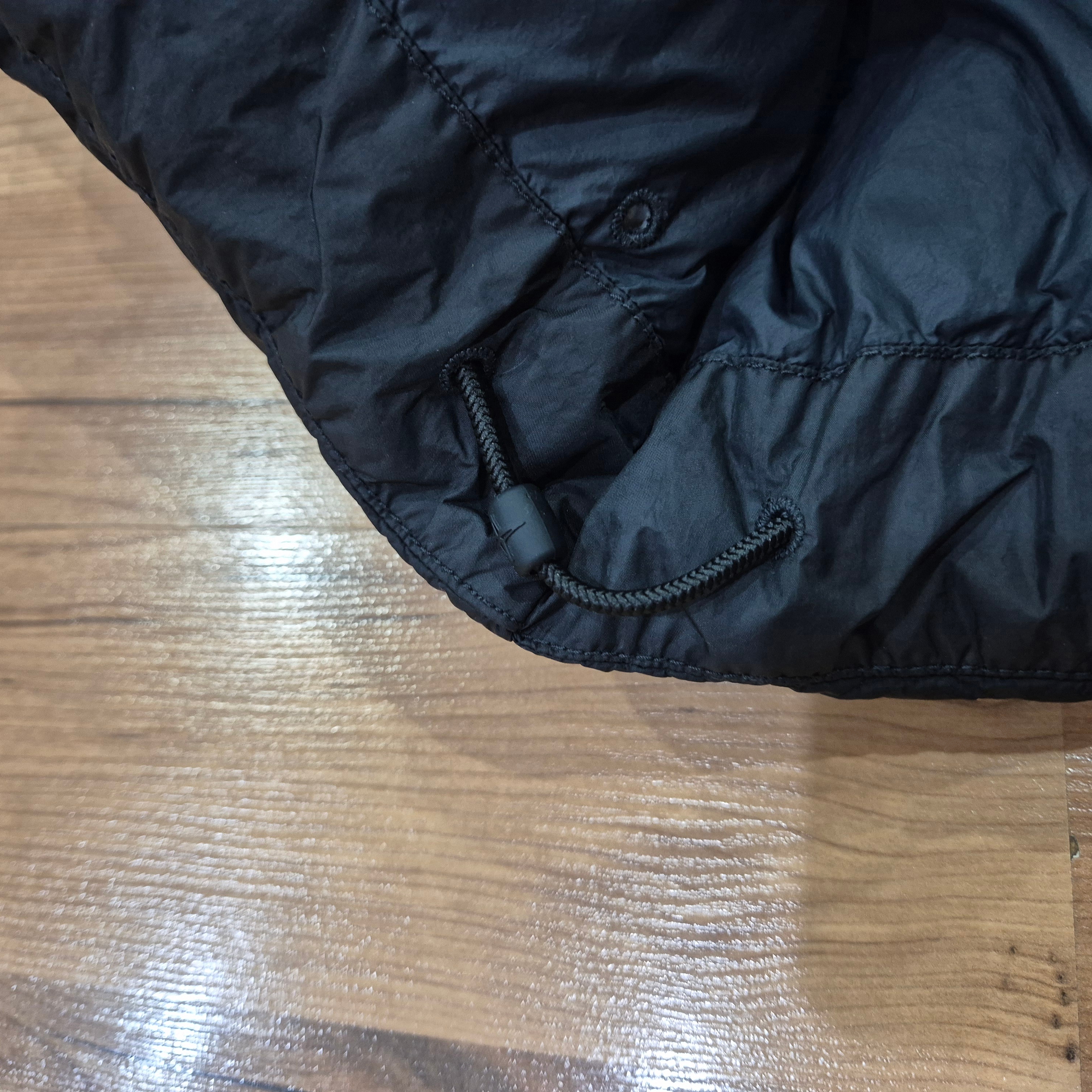 Stone Island 4100012 Crinkle Reps NY Recycled Nylon Wind Resistant Down Parka Black - 25FW 착용 스타일 - 5