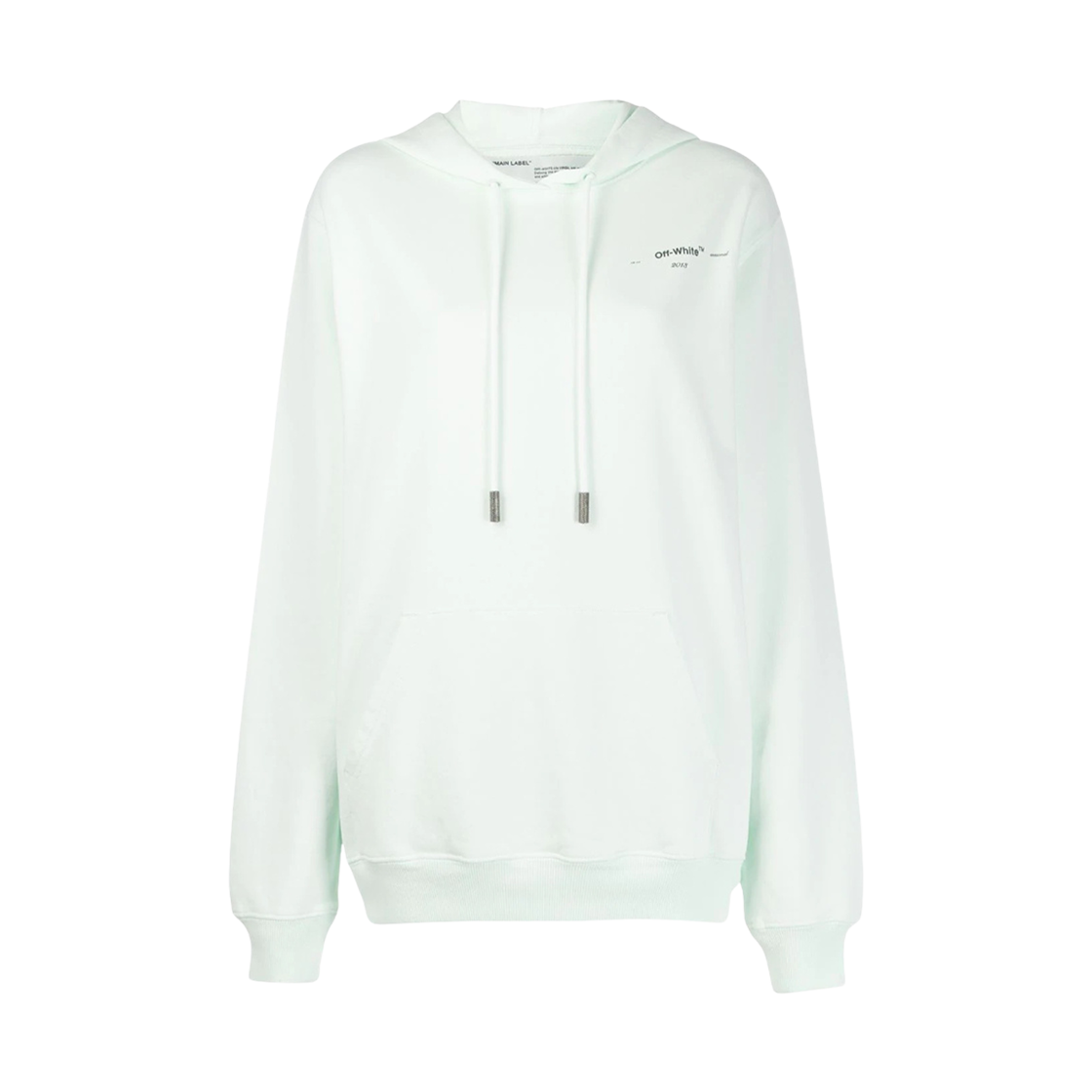 OWBB035R200030393110 (W) Off-White Coral Arrow Hoodie Mint