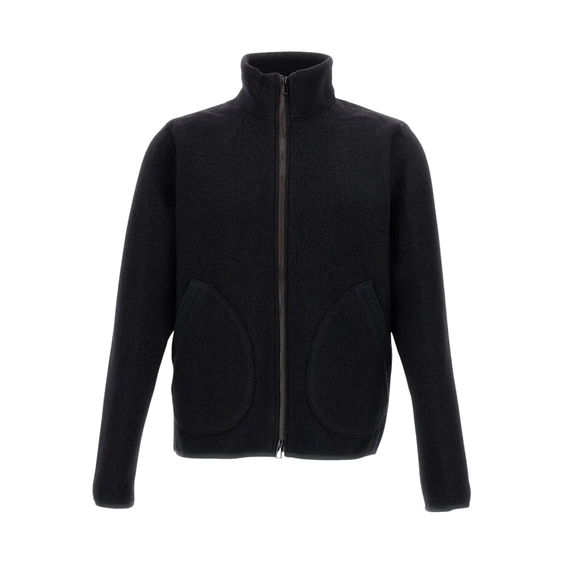 M2R-665Z-T22483-79 Paul Smith High Neck Wool Jacket Black