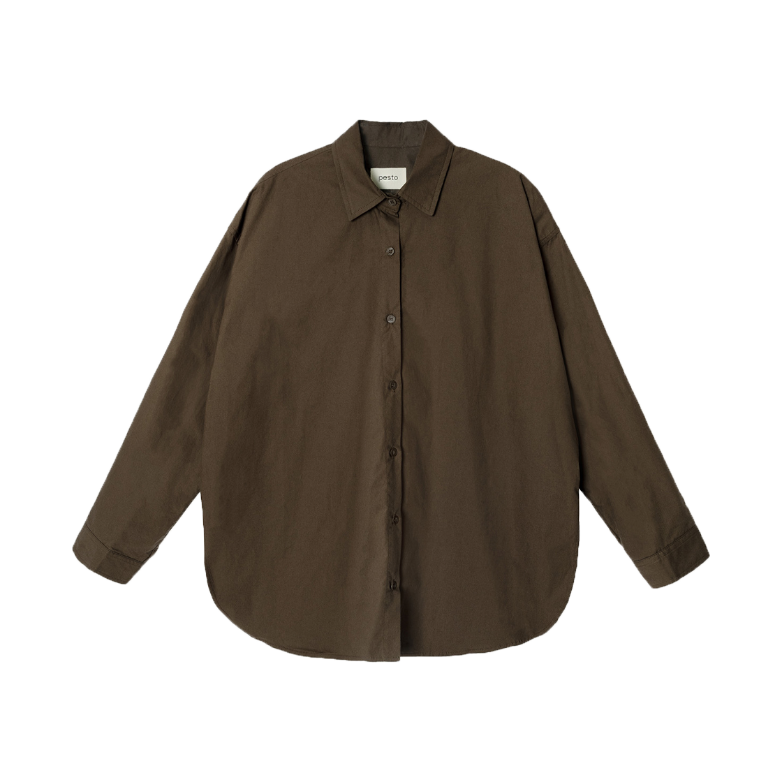 25aw16 Pesto Classic Shirt Dark Soil