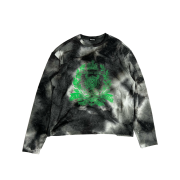 PACOSPLY Old Throne Long Sleeve T Shirts Blurry Black