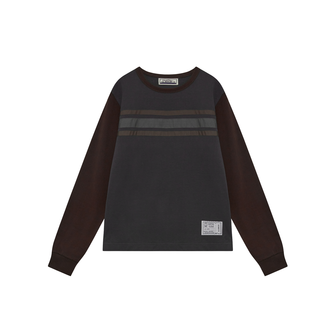 P00000DX Saros Cotton Sleeved Charcoal 1