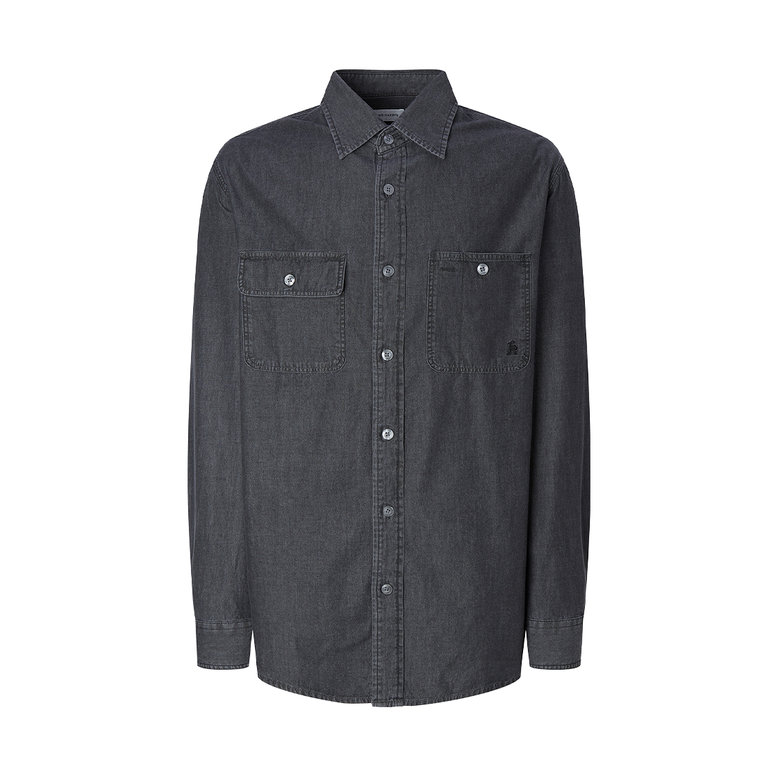 HZSH5F801G2 His Hazzys Oxford Shirts_Navy