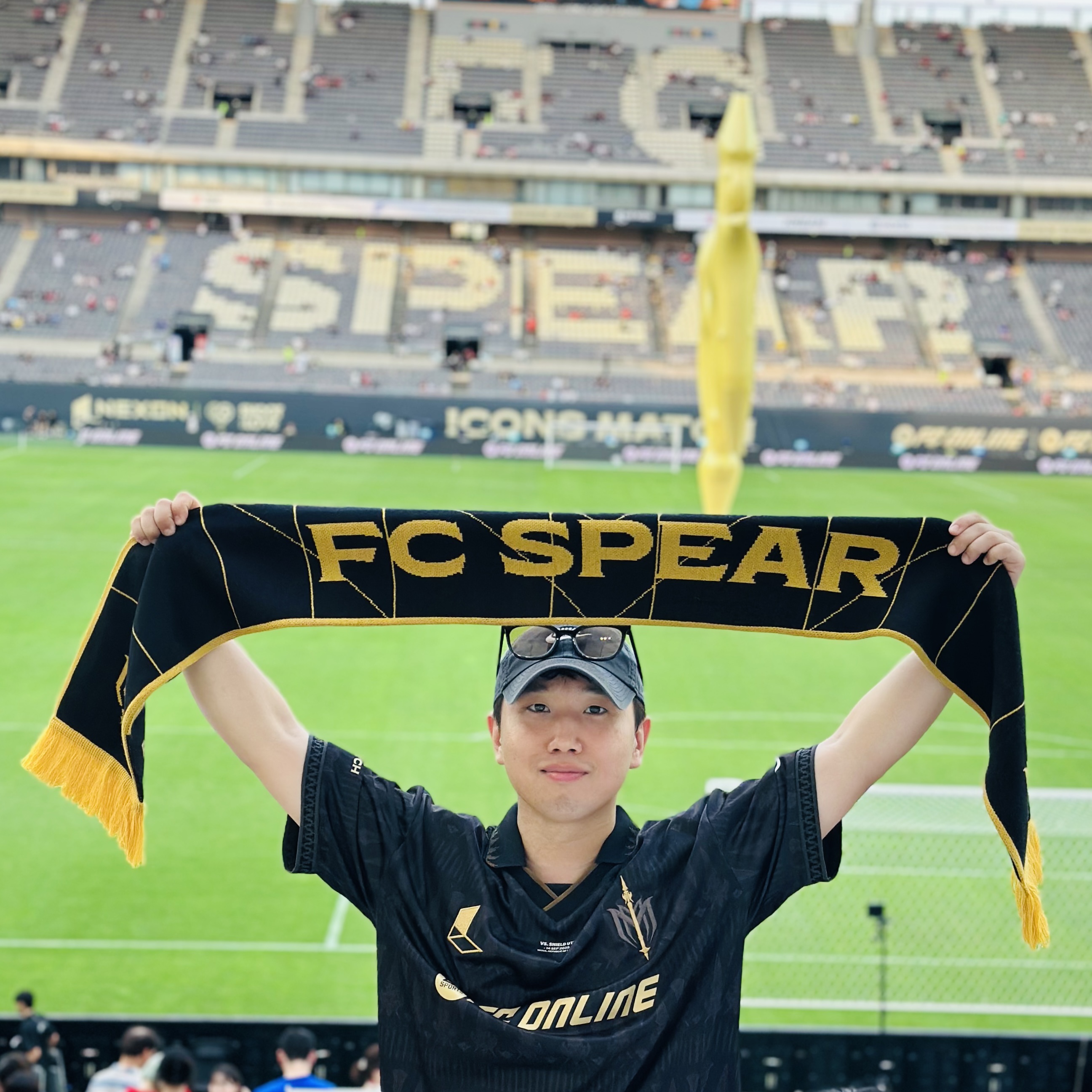 [PRE-ORDER] FC SPEAR Jersey Black L (Marking) 착용 스타일 - 1