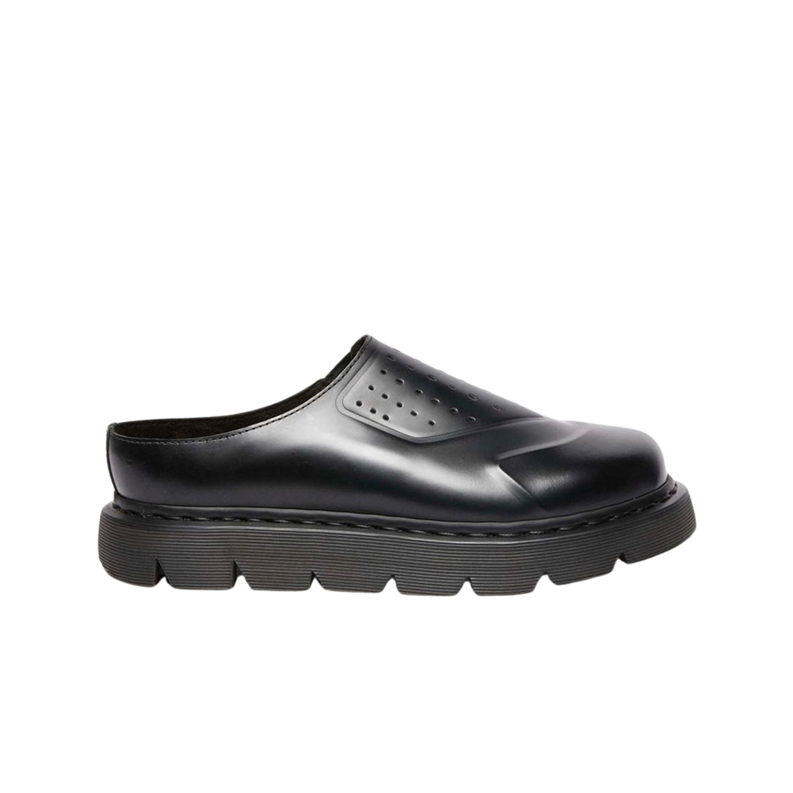 40837001 Dr. Martens Vent XX02 Leather Mules Black