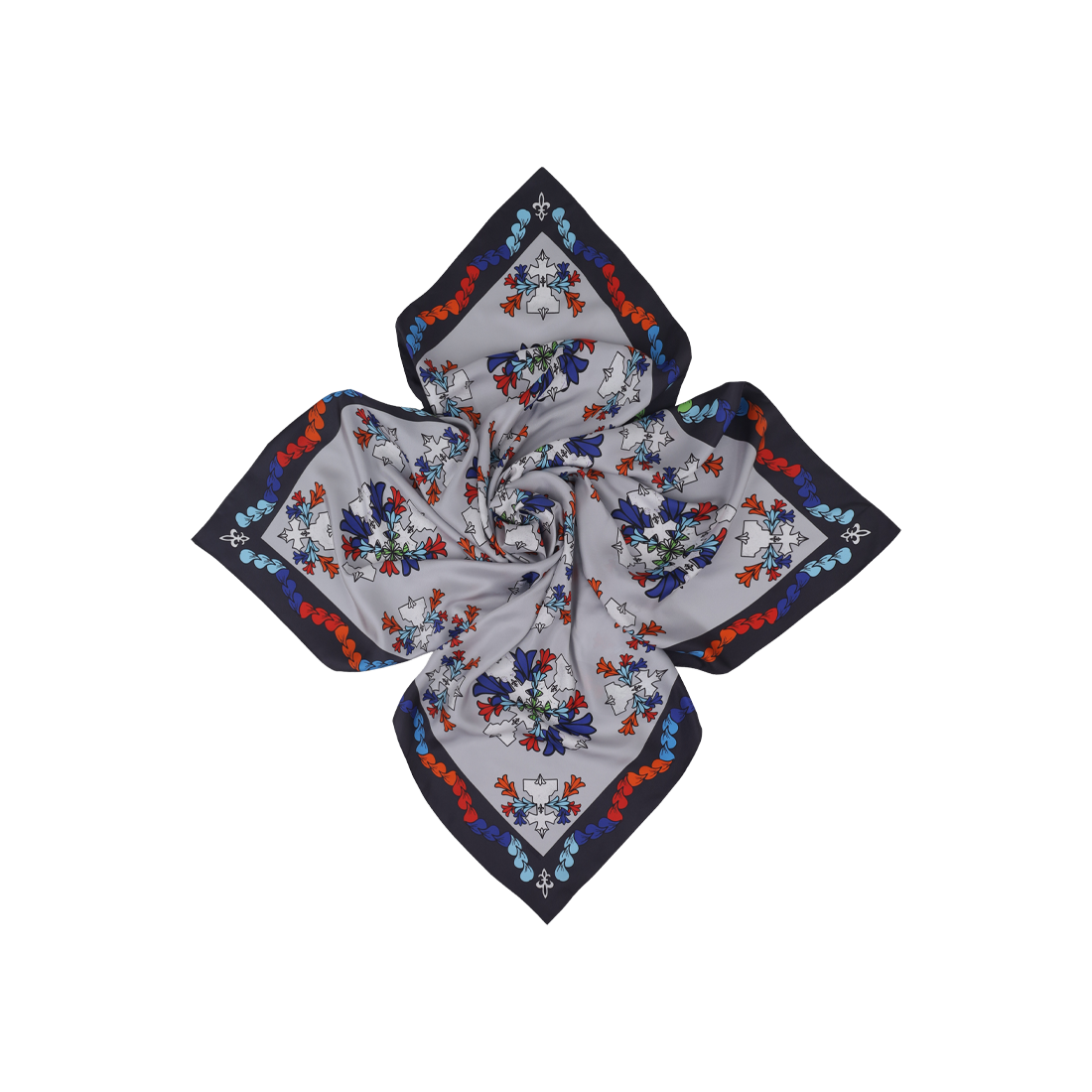 어웬드 레퀴엠 실크 스카프 멀티(Awende Requiem Silk Scarf Multi)