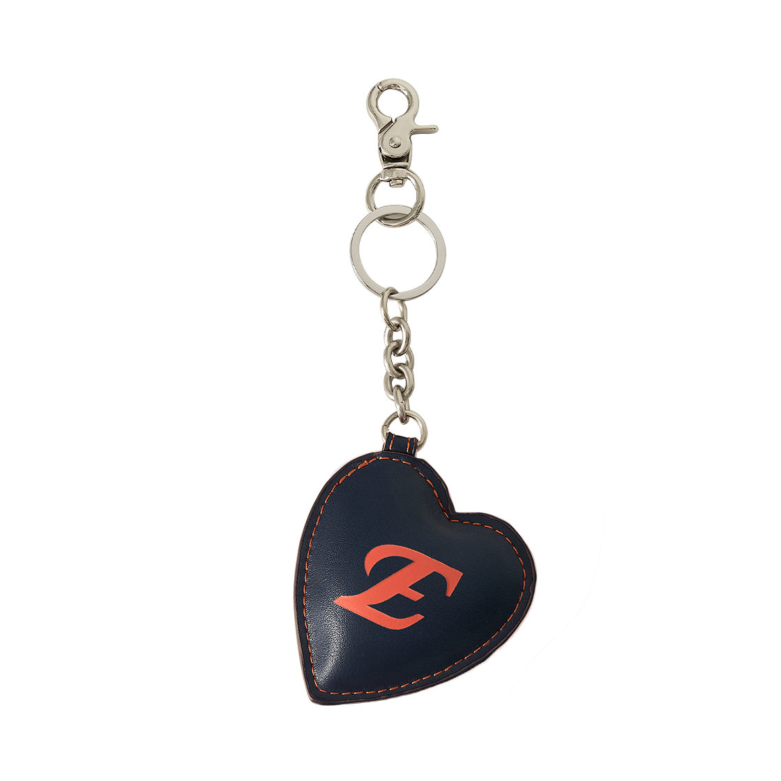 SA255UAK08NVY0 Satur x Hanwha Eagles Heart Keyring Navy