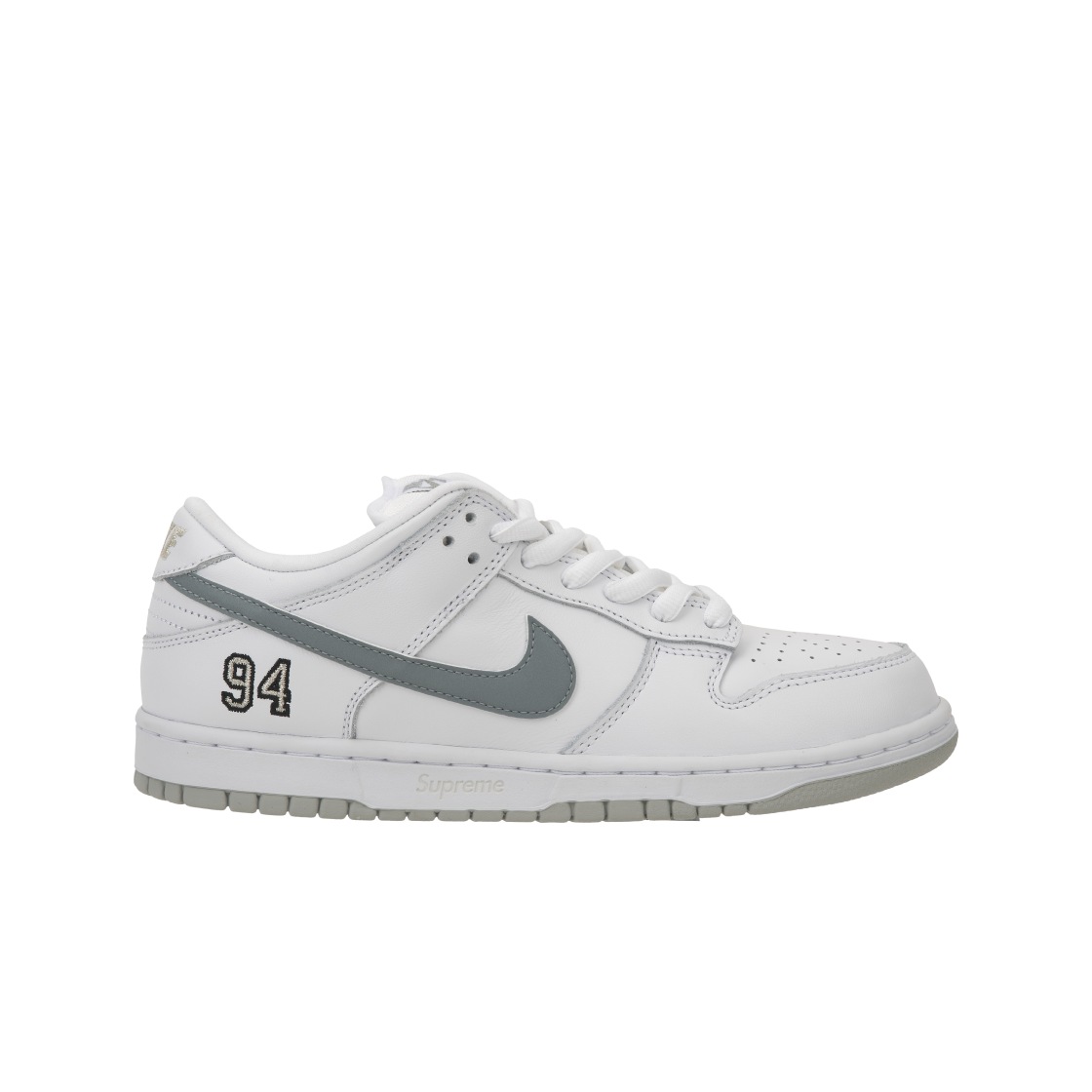 나이키 x 슈프림 SB 덩크 로우 화이트(Nike x Supreme SB Dunk Low White)