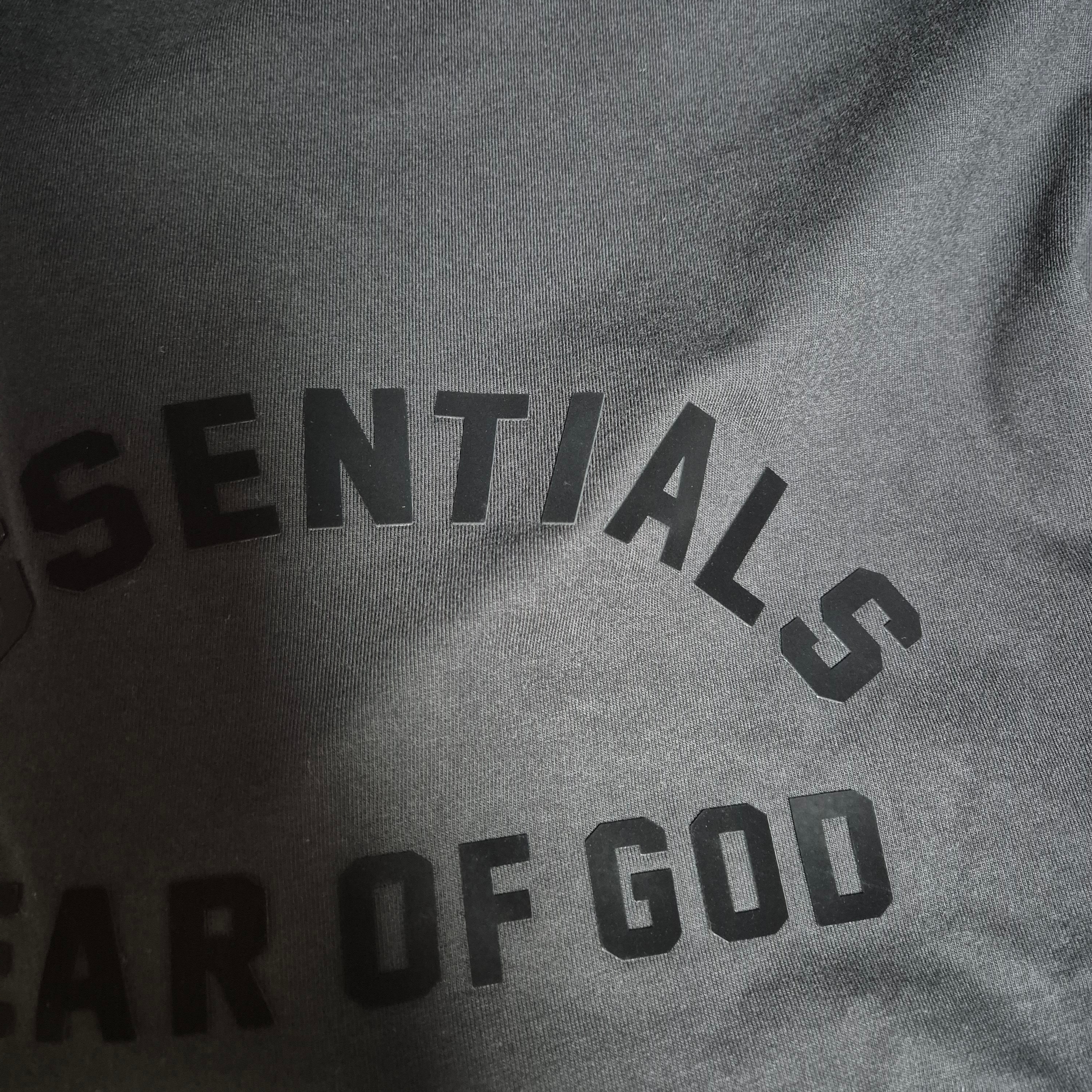 Essentials The Black Collection T-Shirt Black - 23SS 착용 스타일