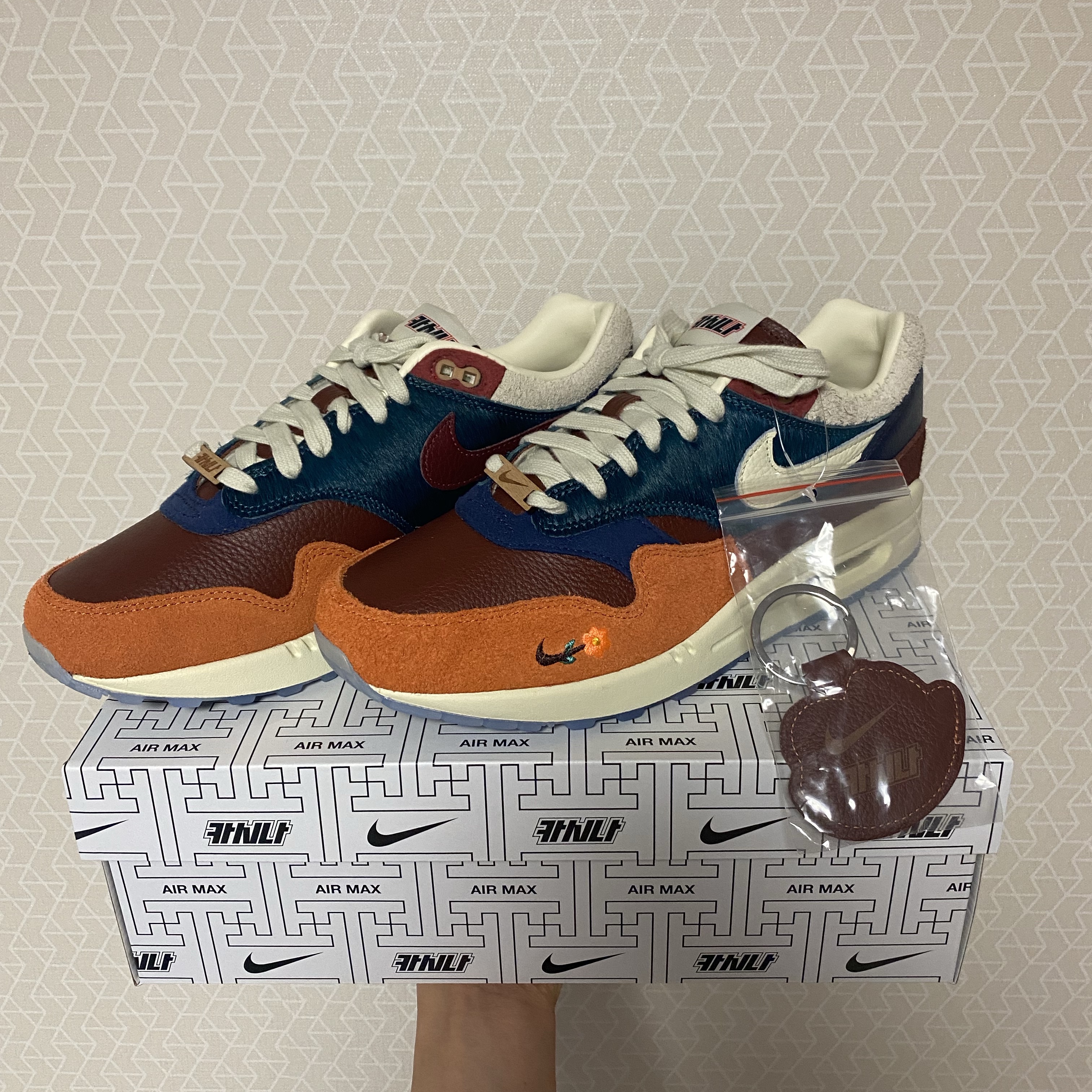 Nike x Kasina Air Max 1 SP Won-Ang Orange 착용 스타일