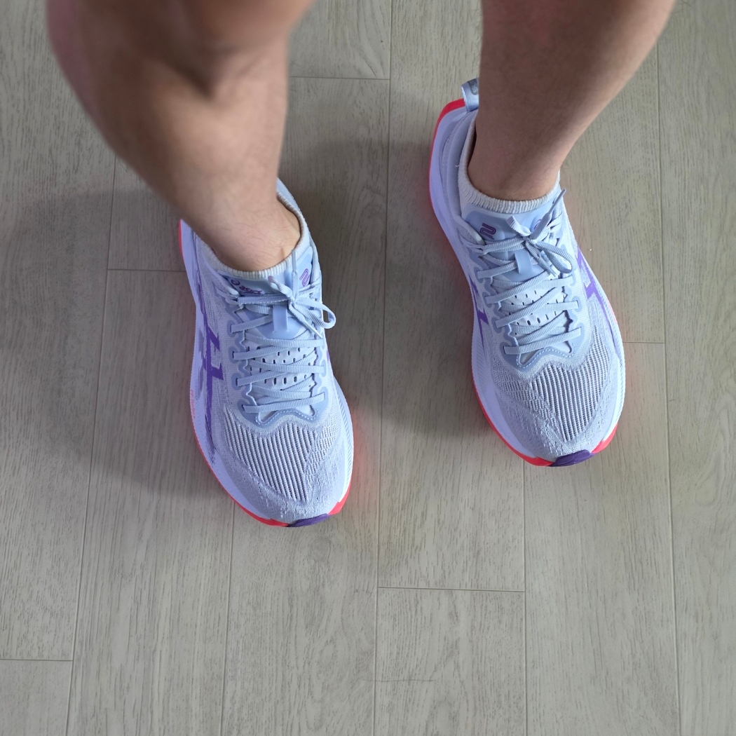 Asics Superblast 2 Blue Fade Edo Purple 착용 스타일 - 1