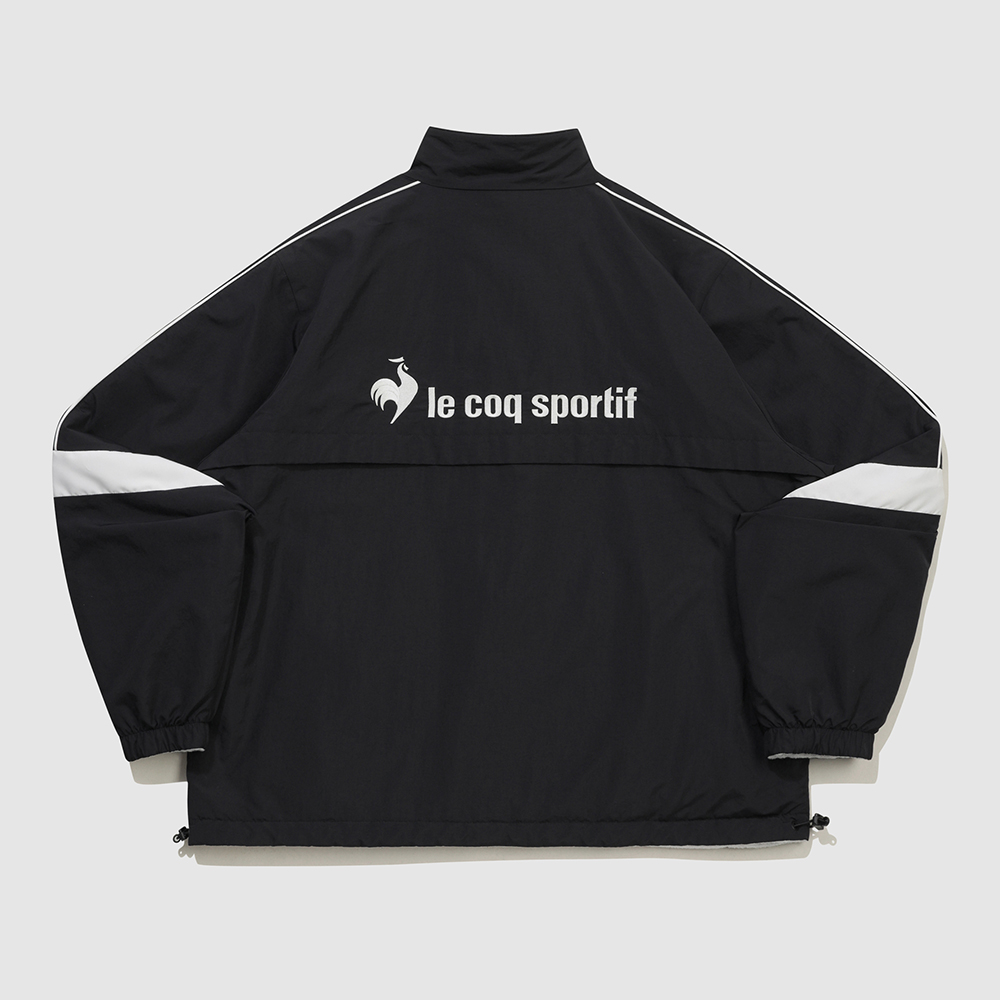 르꼬끄 스포르티브 온라인전용 유니 네오 선데이 듀스 오버 자켓 - 블랙 (QQ323JJK91)(le coq sportif Online Exclusive Unisex Neo Sunday Deuce Jacket Black) - 3