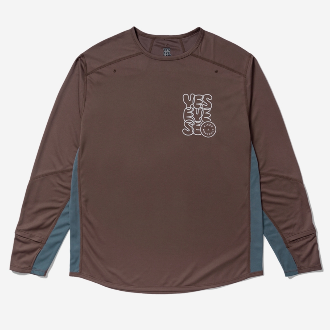 Asics Gel-Kayano 32 White Orange Glow - 4E Extra Wide, YESEYESEE® x HIKER WORKSHOP® Active L/S Tee Brown 착용 스타일 - 2