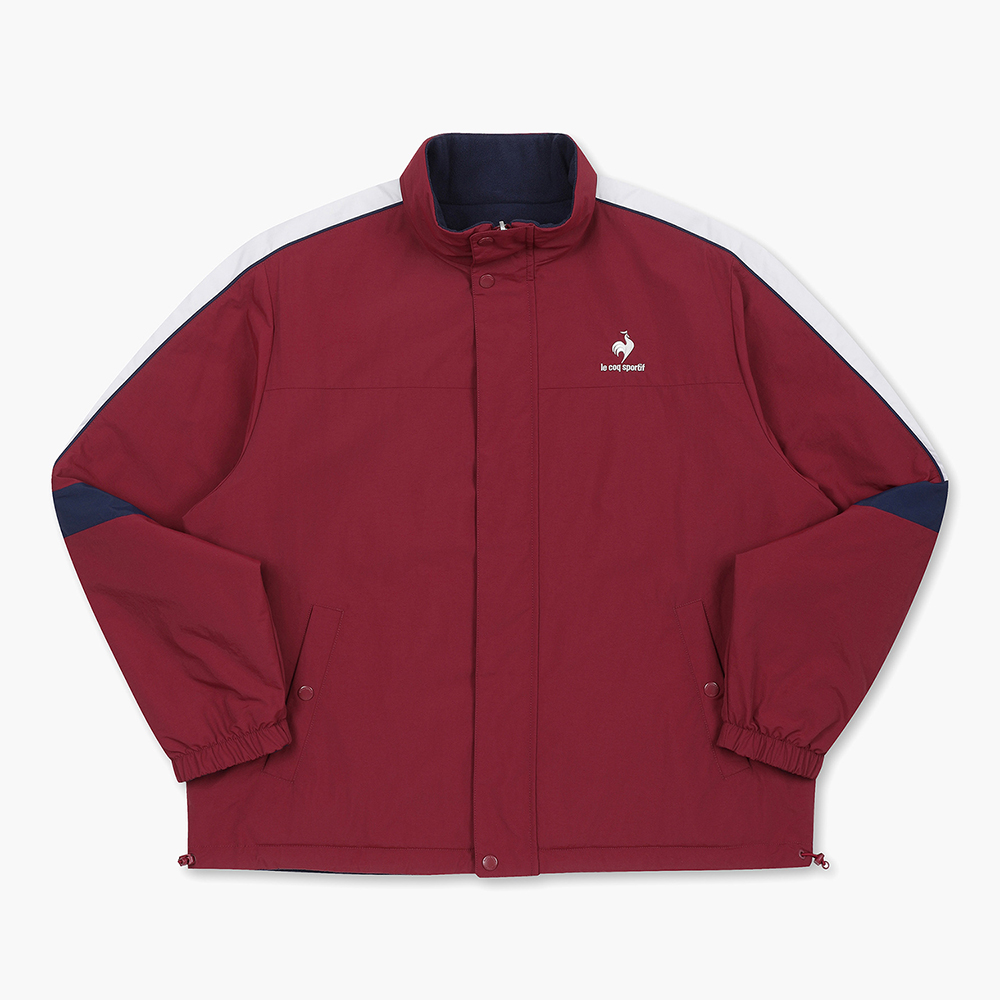 르꼬끄 스포르티브 온라인전용 유니 네오 선데이 듀스 오버 자켓 - 레드 (QQ323JJK91)(le coq sportif Online Exclusive Unisex Neo Sunday Deuce Jacket Deep Red) - 2