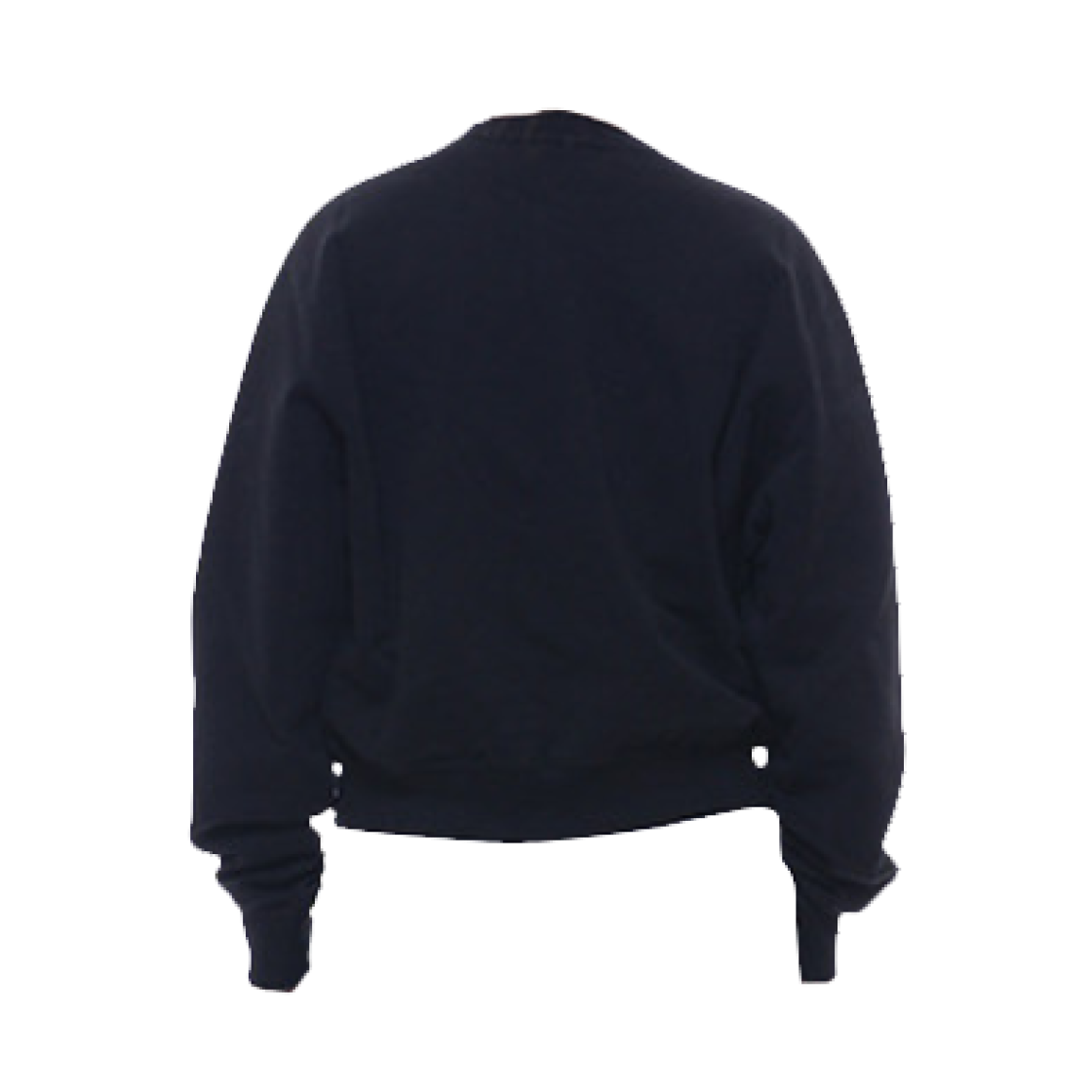 (W) 오프화이트 클립 크롭 스웨트셔츠 블랙((W) Off-White Clip Cropped Sweatshirt Black) - 2