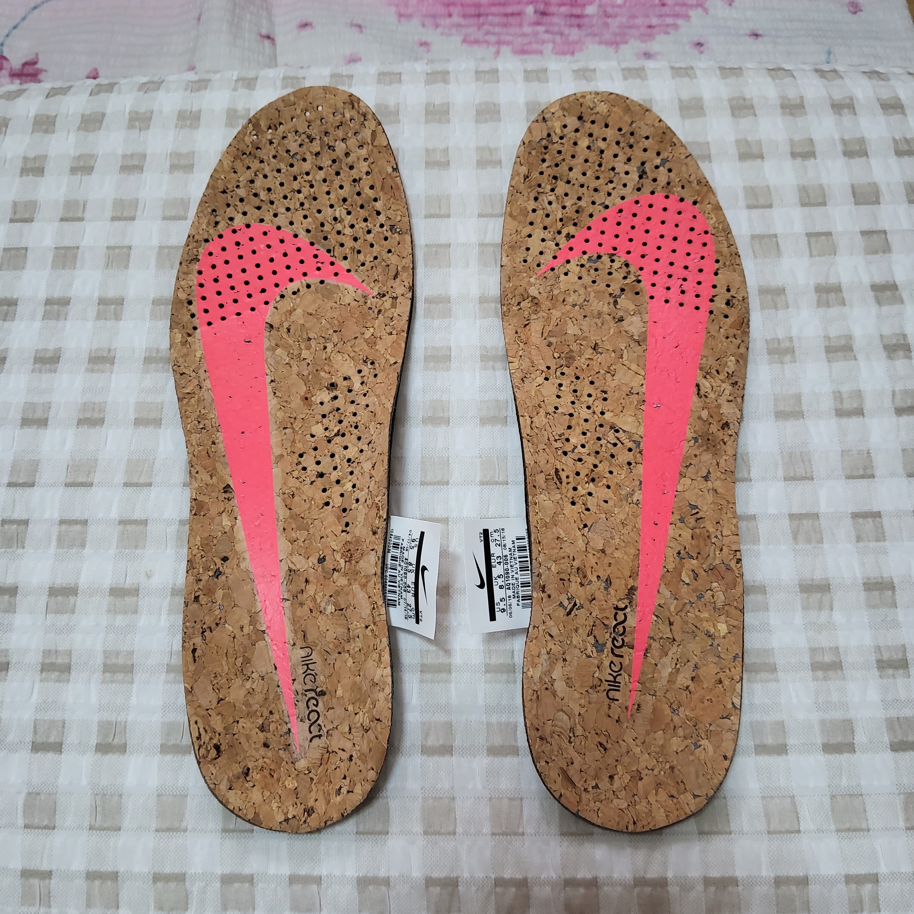 Nike React Element 87 Blue Chill Solar Red 착용 스타일 - 5